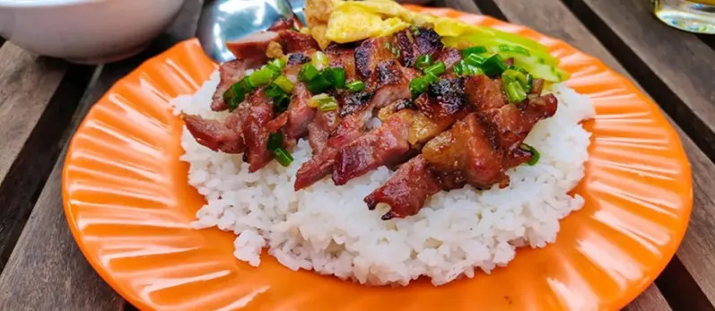 riz porc mariné